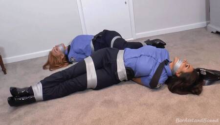 Jessica & Scarlett in: The Dumb Cop Cuties Just Wouldn’t Quit – Even Bound & Gagged with the Walls Coming Down Around 'em! "MMMRRMMPPHHH!!!” (HD)
