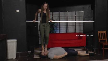 Under Anastazia's sandal wmv