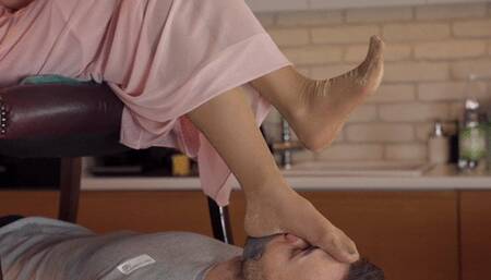 Man Lie On The Table Under Princess Lisa