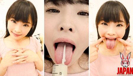 Open Mouth, Lots of Saliva and Cum in Her Mouth, This Girl is a Party! By Hikari MANGETSU