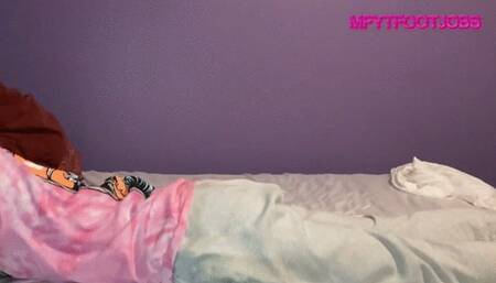 ReVamped - MFYT uses her stinky old toms to please her stinky foot lover - From the OG MFYT Vault