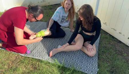 Josie and Misty Yoga Sprained Ankles