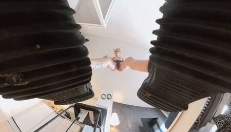 Ruby and her Massive Sneaker Fan 6K VR360