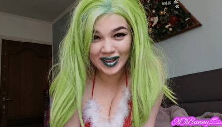 Grinch farting on Mr Santa as revenge