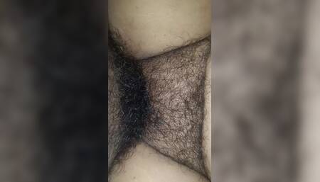 My House Servent Fucking with Me and Play with My Hairy Pussy