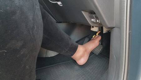 ToE CURLING UNDER CAR PEDAL PUMPS