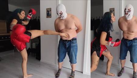 LILLI BAYLE - My antistress slave 2 - Boxing and kicking