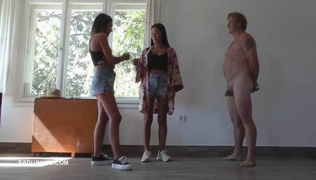 Olga and Natasha play rock, paper, scissors mp4