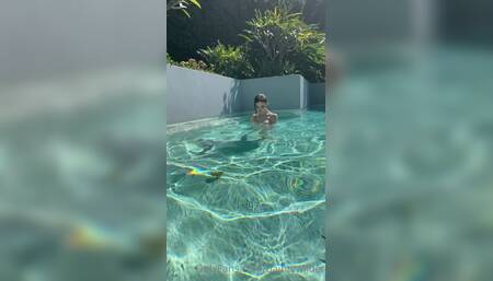 Dainty Wilder - POV Poolside Creampie