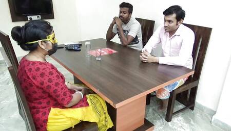 A Desi Girl Came for Interview for Adult Movies and Two Directors Took Advantage and Fucked Her