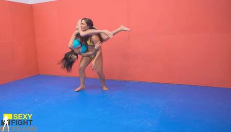 SFD381 Robi vs Sabrina – Staredown, fight and humiliationPT1