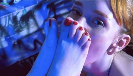 My Freshly Pedicured Feet Are Waiting For Worship