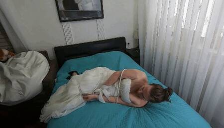 Dirty panty gag in my mouth