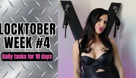 Locktober Week #4 - Daily Tasks for 10 Days