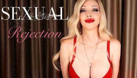 Sexual Rejection - Day 24 Locktober Chastity Challenge Femdom Blonde Big Tits in latex Mistress Emily Marilyn Keyholder Tease and Denial