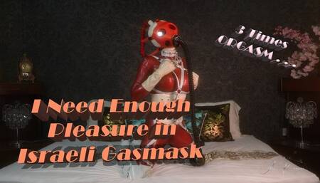 I Need Enough Pleasure in Israeli Gasmask
