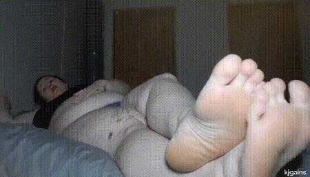 Big Girls Dont Pop: Feet Rubs Turn to Tickles