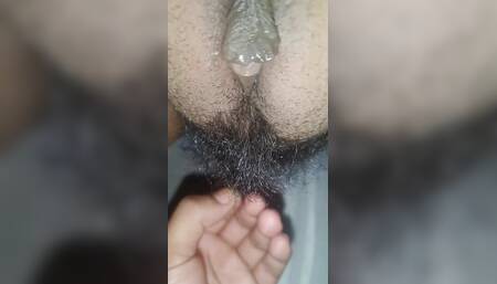 House Servent Come to My Room and Play with My Hairy Pussy and Fucking Me
