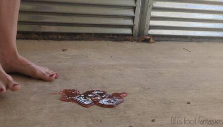 Fifi getting stuck in melted gummies for the first time replay