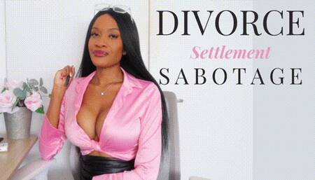 Divorce Settlement Sabotage