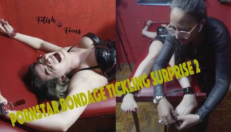 Pornstar bondage tickling surprise 2 - Foot tickling with total female domination