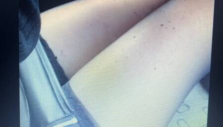 revving pedal pumping fast driving with masturbation and pussy