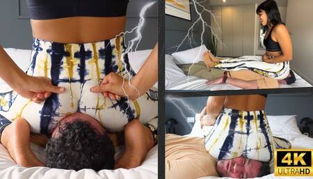 Buttcheek Bliss: A Face-Sitting Session Like No Other - Mistress Enola ( 4K )