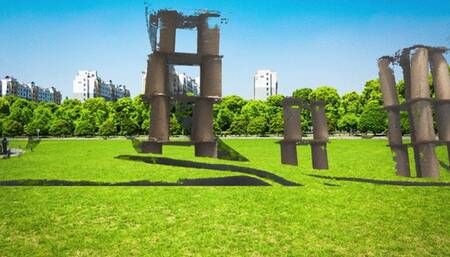 Giantess - Giantess huge ass and feet destroys buildings, crush, giantess special effects, goddess worship 4k