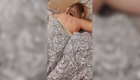 He Wakes up His Stepsister by Caressing Her and Ends up Squirting on Her!