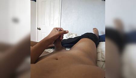 Droolling Horny Latino Dick Jerks off in Video Call