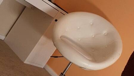 Playing in my fully fashioned stockings