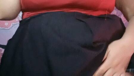 Playing with my anal plug and dildo