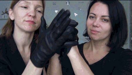 Do you want to cum on leather gloves? sm (JI)