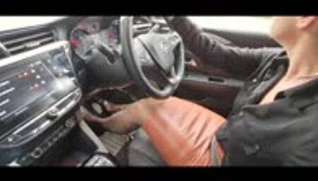 Louboutin Black Heels and Tights - Multiple Views