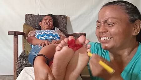 Mirella's revenge tickles Yadira