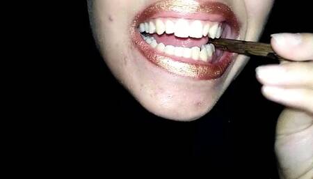 Crushing hard wood 5