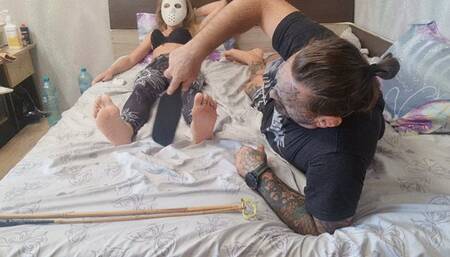 lizard paddle my feet diff angles view