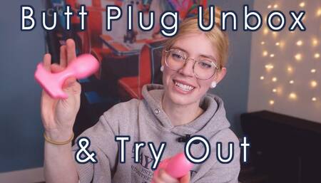 Squarepeg Butt Plug Unbox and Try Out