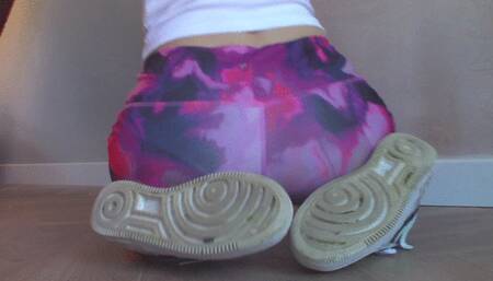 Feet Gym Nike AF1 Sneakers & Socks (mkv)