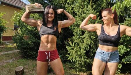 Wood cutting: Dolly & Kim