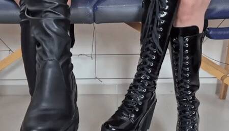 Gothic girls on Halloween smoking in your face!!! part 1