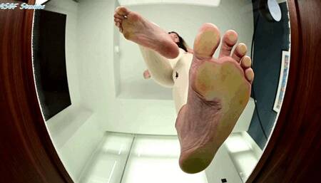 TOWERING Natasha GIGANTIC SOLES flatten punys! GIANTESS CRUSH! - MP4