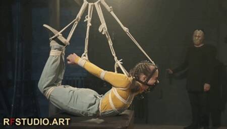 Arina - A Long Bondage and Discipline Session with Plenty of Ropes and Gags (HD 720p MP4)