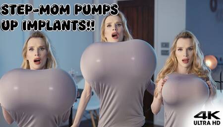 Step-Mommy's Pumped Up Inflated Tits