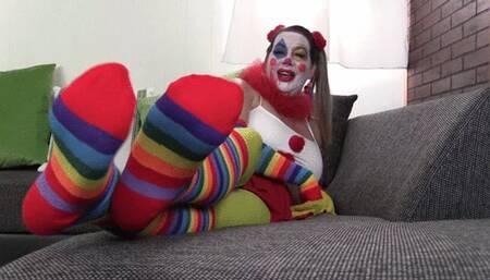 Stinky Clown Socks! wmv