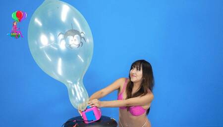 Emiko Debuts Machine Popping Halloween Balloons HD (1920x1080)
