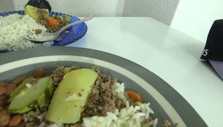 TWO BRUNETTES EATING, FARTING AND BURCHING IN SLAVE BY PIETRA HUNTER, ANITA PERVERSE AND DANIEL SANTIAGO CAM BY ALINE FULL HD