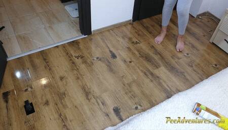 I trip and fall in my own pee puddle