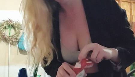 Smoking Marlboro Red 100's in the garage wearing my suit jacket