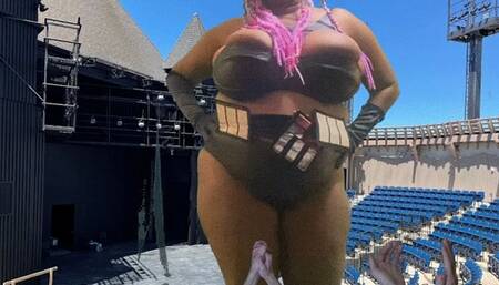 Shrinking fetish - Giantess MXDominion Teases her Tinies, mind fuck, female domination, giantess 1080